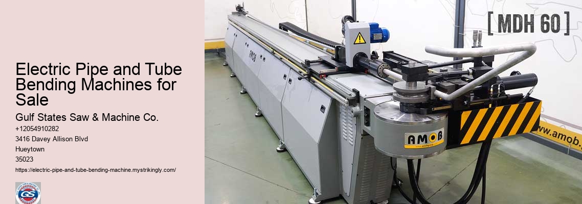 Electric Pipe and Tube Bending Machines for Sale