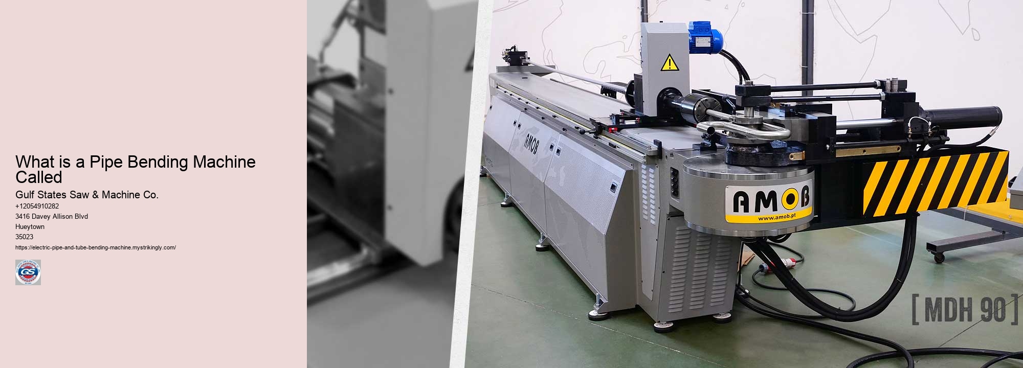 What is a Pipe Bending Machine Called